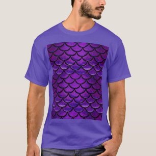 Falln Lila & Blue Mermaid Scales T-Shirt
