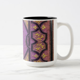 Falln Lila & Goldene Reben Buchcover Zweifarbige Tasse
