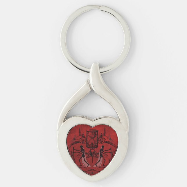 Falln Memento Mori Schlüsselanhänger (Vorderseite)