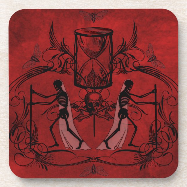 Falln Memento Mori Untersetzer (Vorderseite)