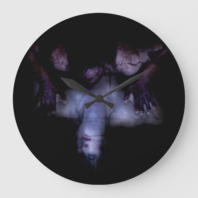 Falln Mirror Große Wanduhr (Vorderseite)