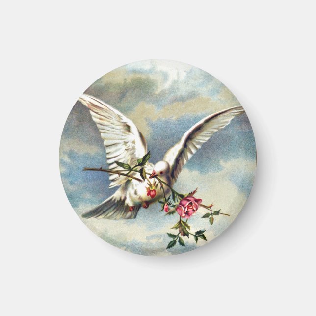 Falln mit Rose Magnet (Vorne)