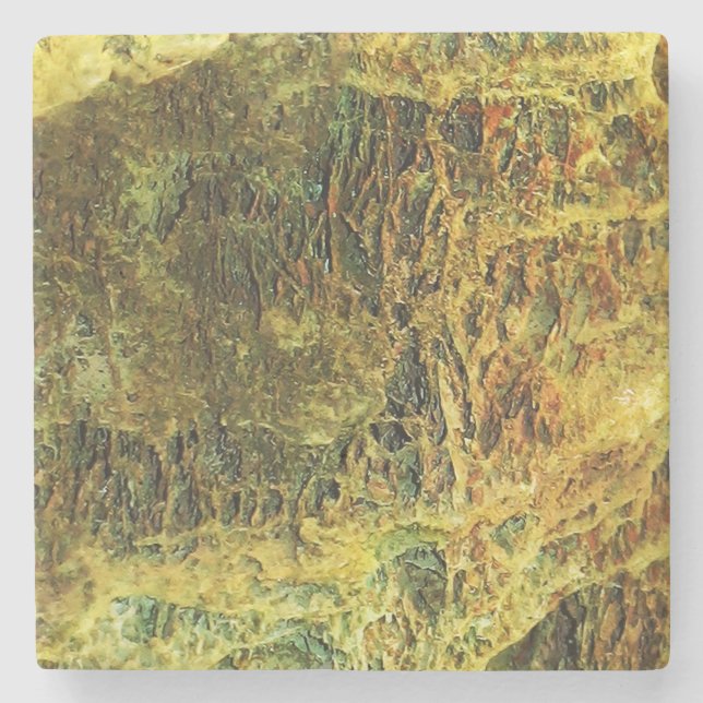 Falln Mossy Stones Steinuntersetzer (Vorderseite)