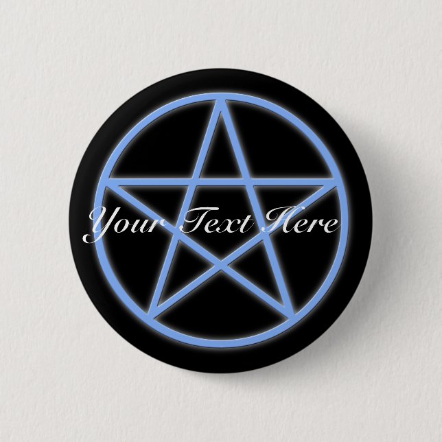 Falln Pagan Pentacle Button (Vorderseite)
