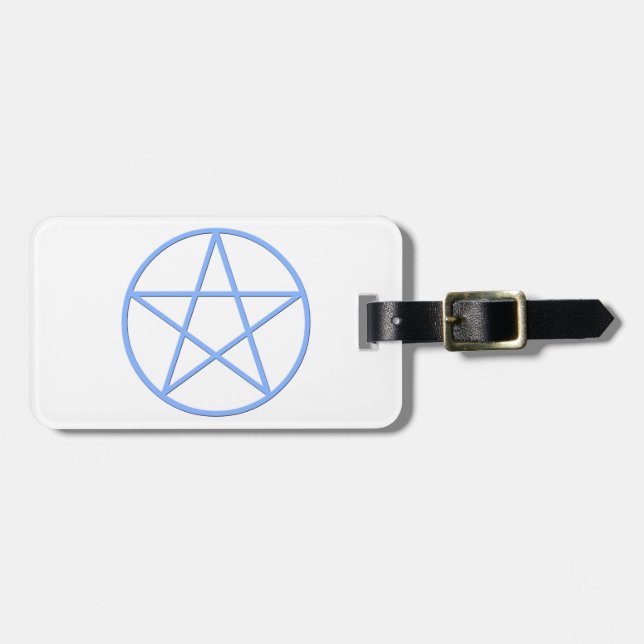 Falln Pagan Pentacle Gepäckanhänger (Vorderseite horizontal)