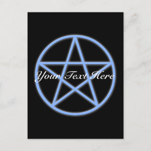 Falln Pagan Pentacle Postkarte