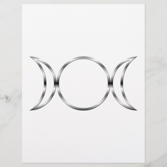 Falln Pagan Triple Godß Symbol (Vorderseite)