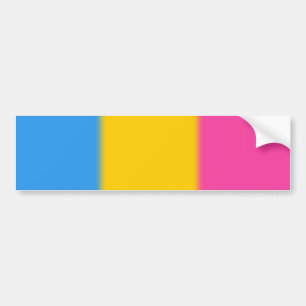 Falln Pansexual Stolz-Flaggen-Version 2 Autoaufkleber