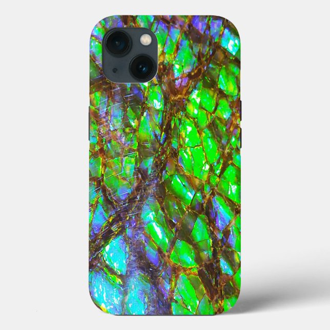 Falln Peacock Ammolite Case-Mate iPhone Hülle (Rückseite)