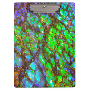 Falln Peacock Ammolite Klemmbrett
