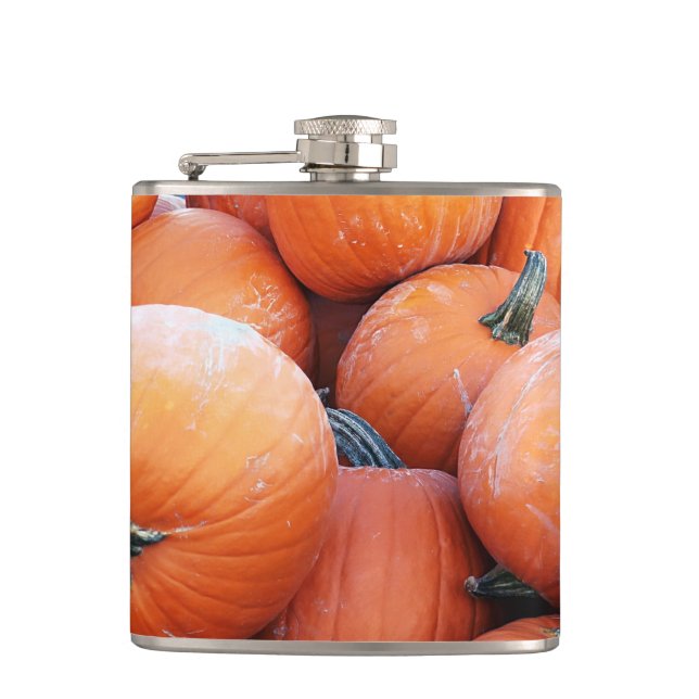 Falln Pumpkin Pile Flachmann (Vorderseite)
