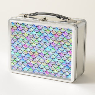 Falln-Regenbogenblase-Skala Metall Brotdose