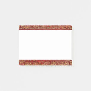 Falln Rot Und Vergoldetes Gold Buch Post-it Klebezettel