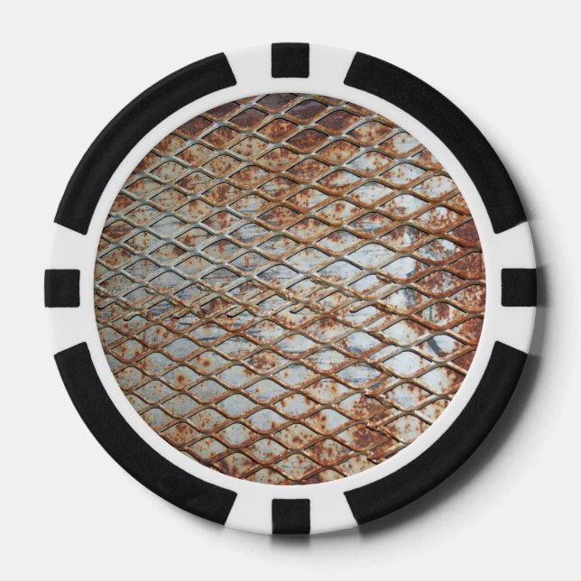 Falln Rusty Grate Pokerchips (Vorderseite)