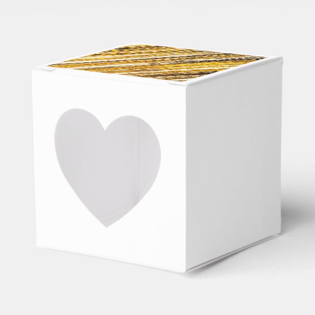 Falln schimmernder Goldfoil Geschenkschachtel (Vorderseite)