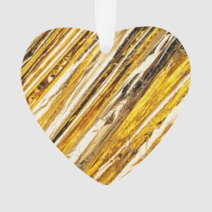 Falln schimmernder Goldfoil Ornament
