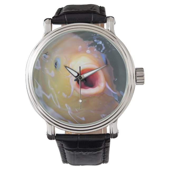 Falln Singing Ghost Koi Armbanduhr (Vorderseite)