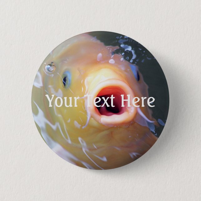 Falln Singing Ghost Koi Button (Vorderseite)