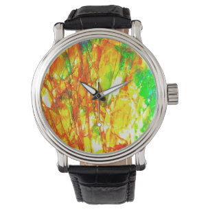 Falln Sonnenuntergang Ammolite Armbanduhr