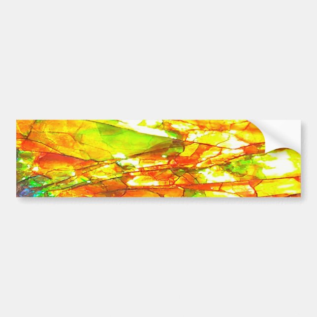 Falln Sunset Ammolite Autoaufkleber (Vorne)