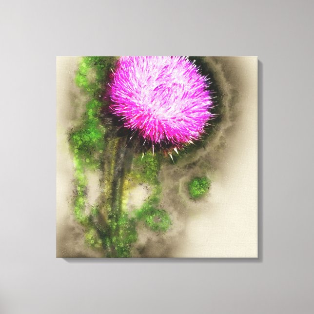 Falln-Thistle-Magie Leinwanddruck (Vorderseite)