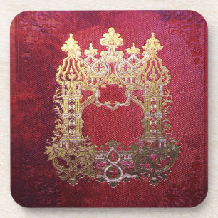 Falln Tink verkettete Crimson Untersetzer