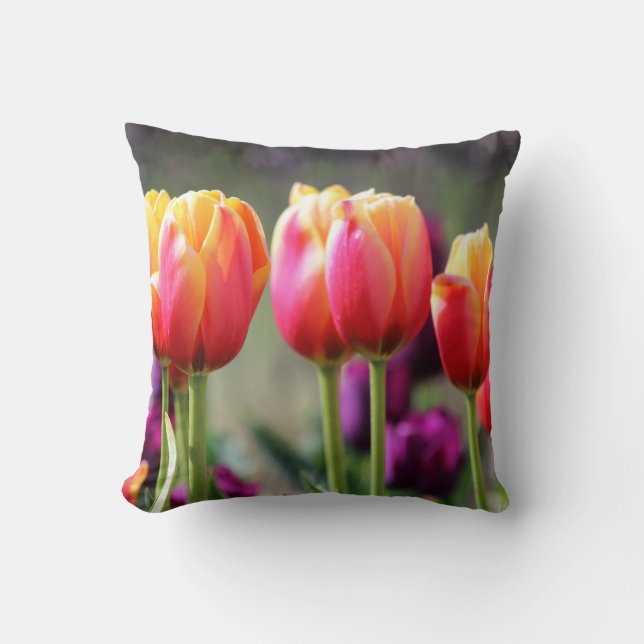 Falln Tulips Aflm Kissen (Vorderseite)