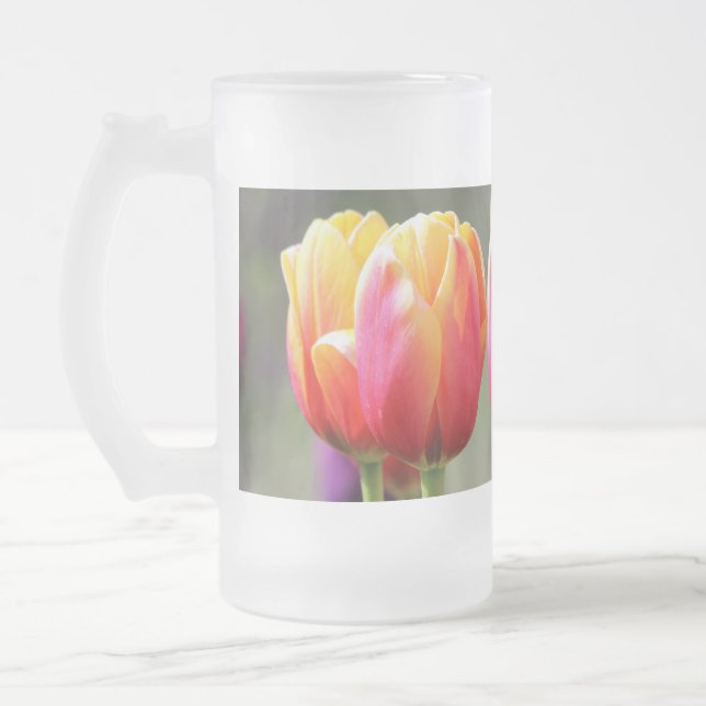 Falln Tulips Aflm Mattglas Bierglas (Links)