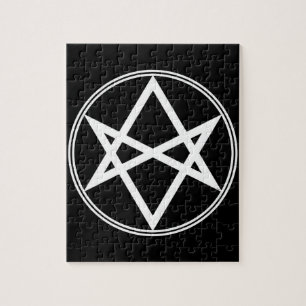 Falln Unicursal Hexagram White Puzzle