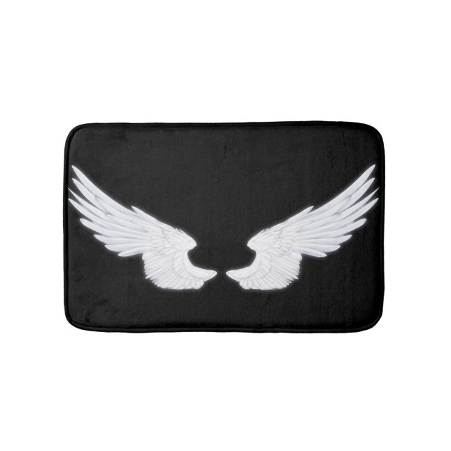 Falln White Angel Wings Badematte (Vorderseite)