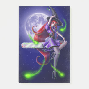 Falln Witchy PinUp Post-it Klebezettel