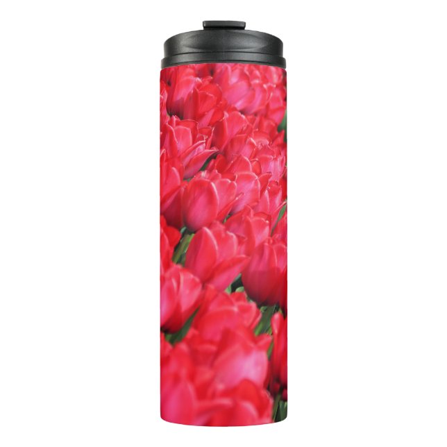 Fallner Teppich von Crimson Tulips Thermosbecher (Vorderseite)