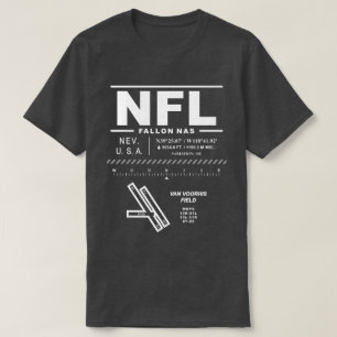 Fallon NAS Naval Air Station NFL T - Shirt