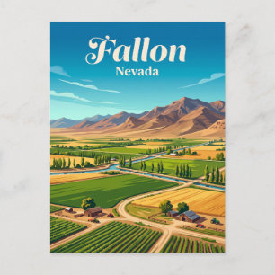 Fallon, Nevada Postkarte