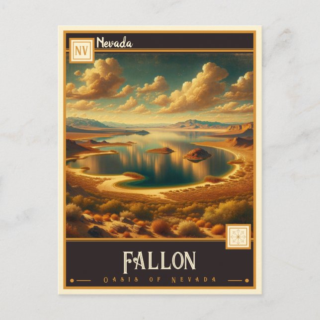 Fallon, Nevada | VINTAG Postkarte (Vorderseite)
