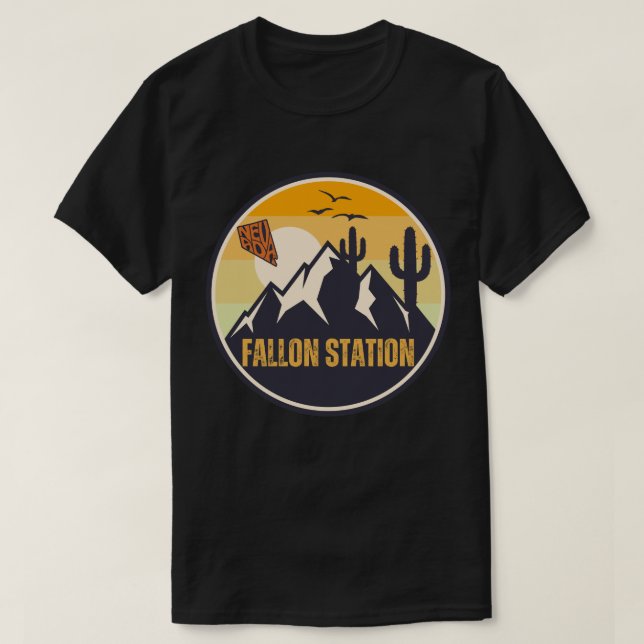 Fallon Station, Nevada T-Shirt (Design vorne)