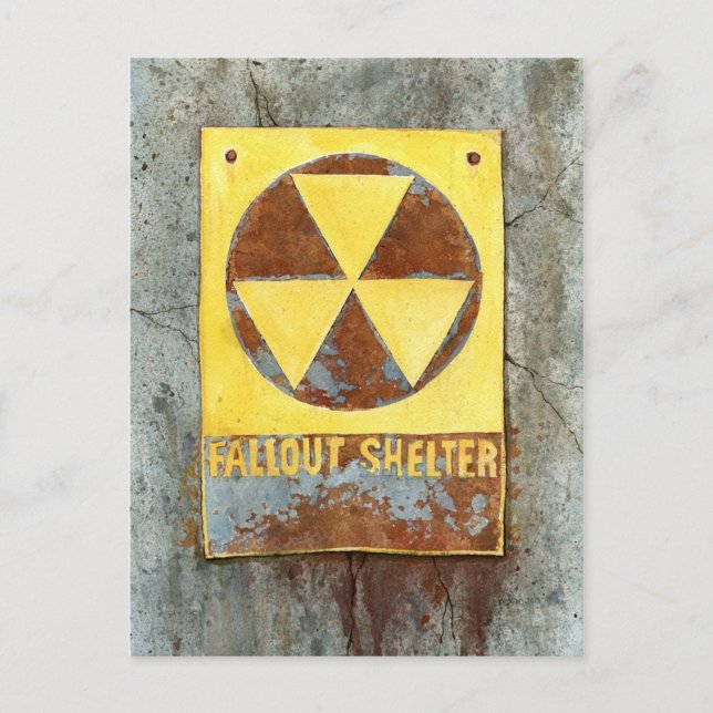 Fallout Shelter #2 Postcard Postkarte (Vorderseite)