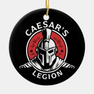 Fallout-Weihnachtsbaumanhänger Caesars Legion Keramik Ornament