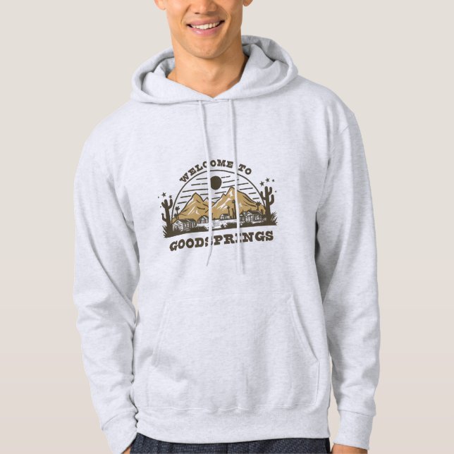 Fallout Welcome To Goodsprings New Vegas Hoodie (Vorderseite)