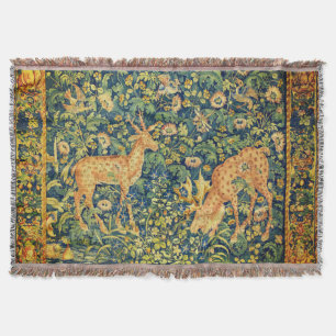 FALLOW-DECKPAIR, GOTHISCHE FANTASIE-BLUME, grün Decke