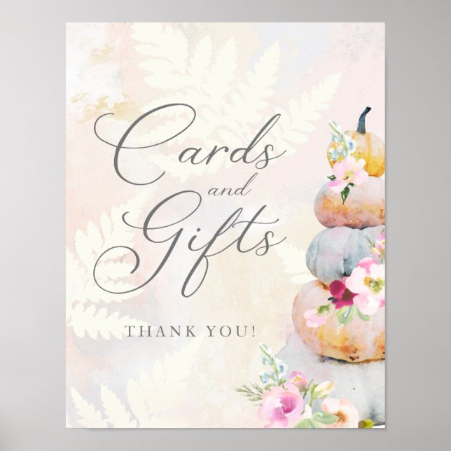 Fallpumpenkarten und Geschenke Zeichenposter Poster (Vorne)