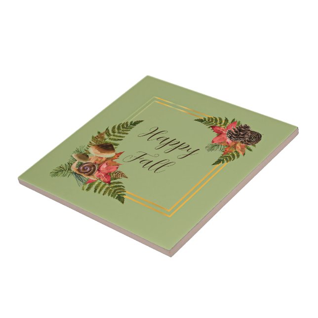 Fallrahmen mit benutzerdefinierbarem Text Fliese (Seite)