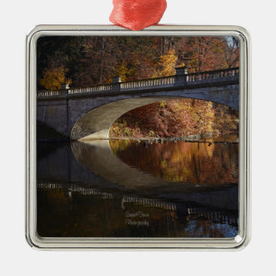 Fallreflexe im Vanderbilt-Anwesen Ornament Aus Metall