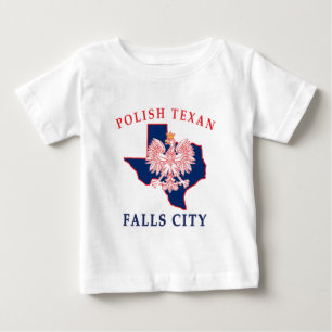 Falls City Polish Texan Baby T-shirt