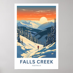 Falls Creek Australia Travel Print Poster