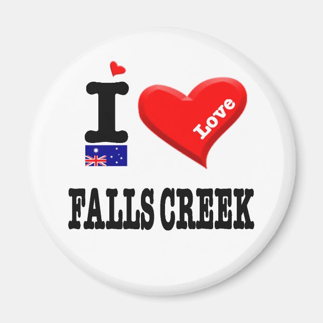 FALLS CREEK - I Liebe Magnet (Vorne)