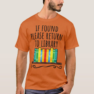 Falls gefunden, kehren Sie bitte zur Bibliothek zu T-Shirt