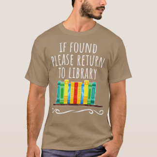 Falls gefunden, kehren Sie bitte zur Bibliothek zu T-Shirt