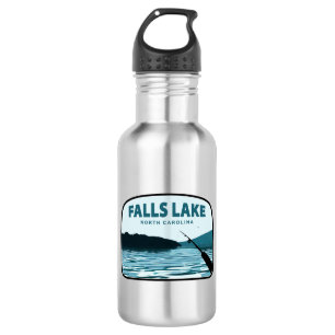 Falls Lake North Carolina Angelrute Edelstahlflasche