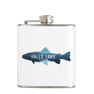 Falls Lake North Carolina Fish Flachmann